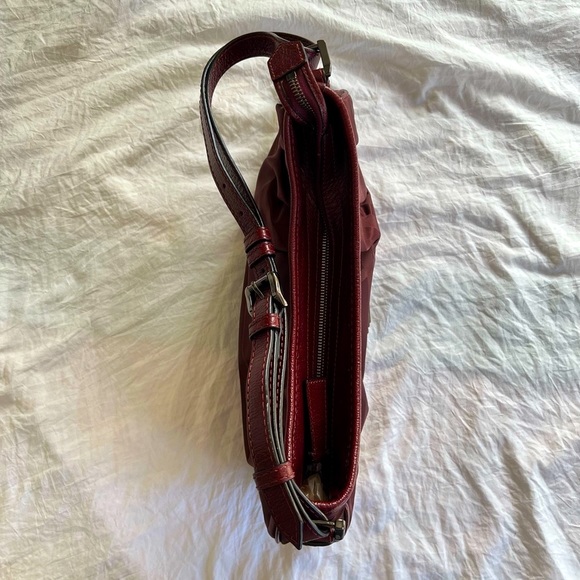Burberry Nylon Check Shoulder Bag